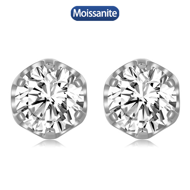 S925 Silver Moissanite Snowflake earrings 1-2CT Customizable moissanite Hip Hop Style Jewelry Personalized rings Valentine Day