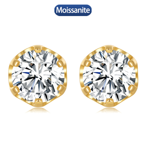 S925 Silver Moissanite Snowflake earrings 1-2CT Customizable moissanite Hip Hop Style Jewelry Personalized rings Valentine Day 