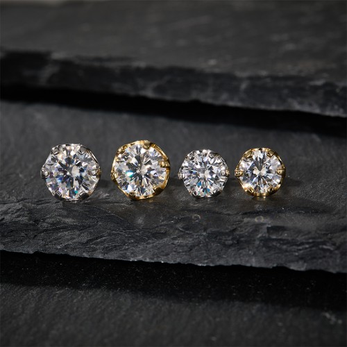 S925 Silver Moissanite Snowflake earrings 1-2CT Customizable moissanite Hip Hop Style Jewelry Personalized rings Valentine Day