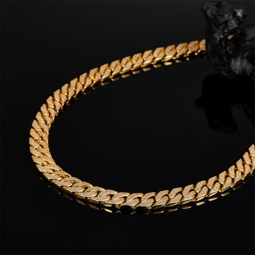 S925 Silver Moissanite Cuban link Necklaces 17-24inch HipHop Style Jewelry Personalized customization Valentine Day Gift 