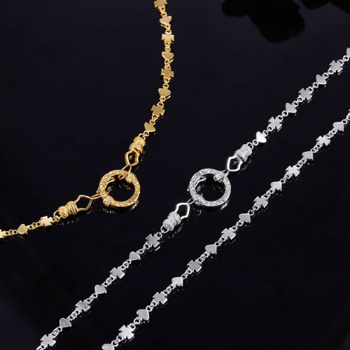 S925 Silver Moissanite Circular collarbone necklace Certified Hip Hop Style Jewelry Personalized customization Valentine's Day