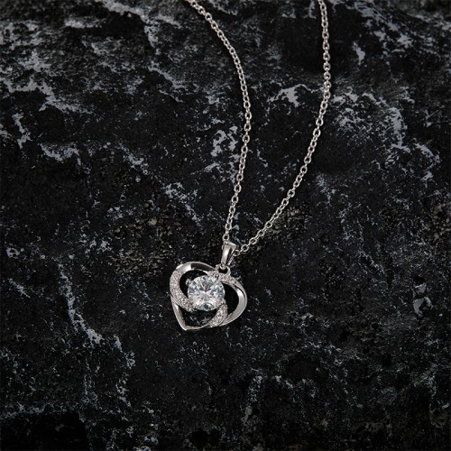 S925 Silver Moissanite Love Setting Pendants 1CT Customizable moissanite Hip Hop Style Jewelry Personalized rings Gift