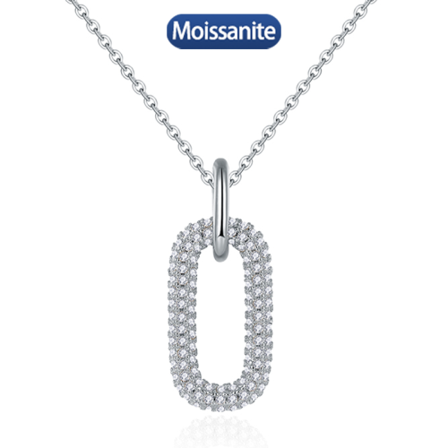 S925 Silver MoissaniteVictory Pendants 1CT Certified Hip Hop Style Jewelry Personalized customization Valentine Day Gift 