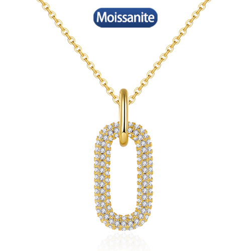 S925 Silver MoissaniteVictory Pendants 1CT Certified Hip Hop Style Jewelry Personalized customization Valentine Day Gift