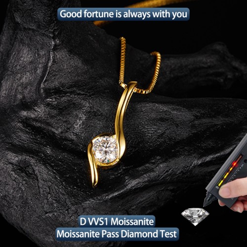 S925 Silver Moissanite Cupid Arrow Pendants 1CT Certified Hip Hop Style Jewelry Personalized rings Valentine Day Gift 