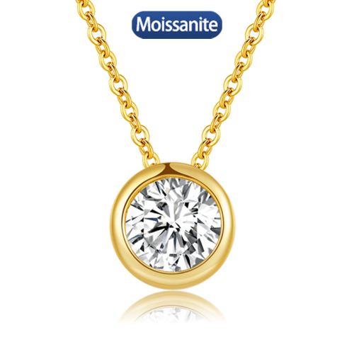 S925 Silver Moissanite Bezel Setting Pendants 1-2.5CT Customizable moissanite Hip Hop Style Jewelry Personalized rings Gift 