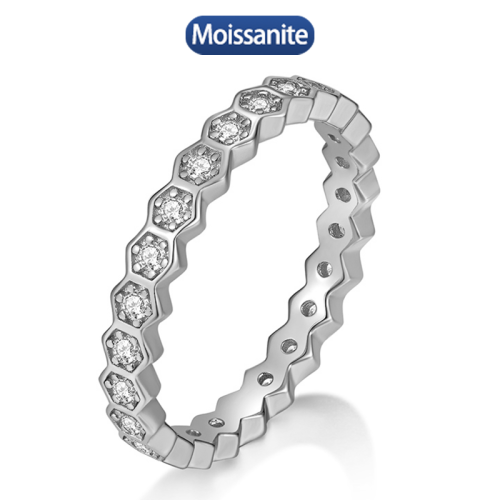 S925-silver-all-moissanite-1.5mm-total-0.36ct-ring-GRA-certified-electroplated-18kD-color-VVS1-diamond-wedding-ring-men-and-women-exquisite-jewelry 