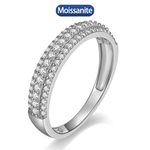 S925 Silver Moissanite Light Years Ring 0.4CT D VVS1 Certified Valentine's Day 2025 Gift Hip Hop Style Jewelry A surprise gift 