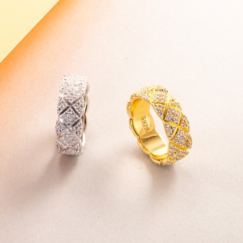 S925 silver all moissanite 1.2mm ring GRA certified electroplated 18kD color VVS1 diamond wedding ring women's exquisite jewelry