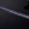 3*3 Blue Cubic zirconia / 17 cm