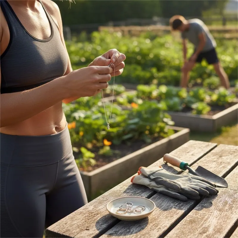 Removing jewelry during activities