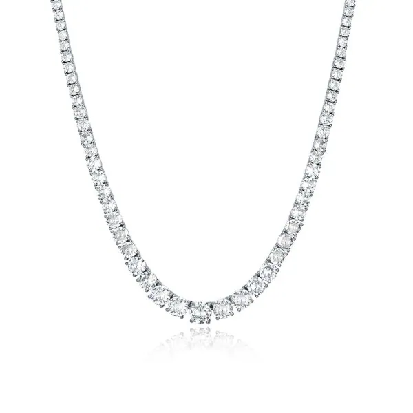 3 - 6.5MM MOISSANITE TENNIS CHAIN GRADIENT DESIGN