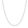 White-Golden / Moissanite / 41+5 cm
