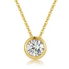 Gold / Moissanite / 7 mm