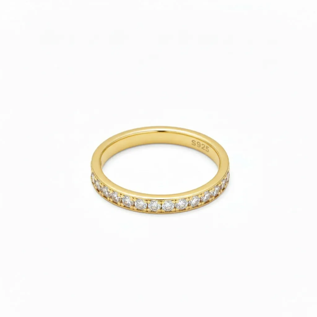 Moissinate Channel Set Eternity Ring - Image 10