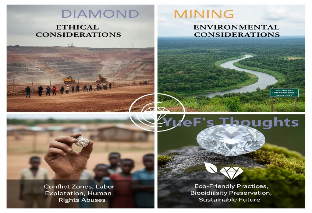 Comparison of moissanite and diamond