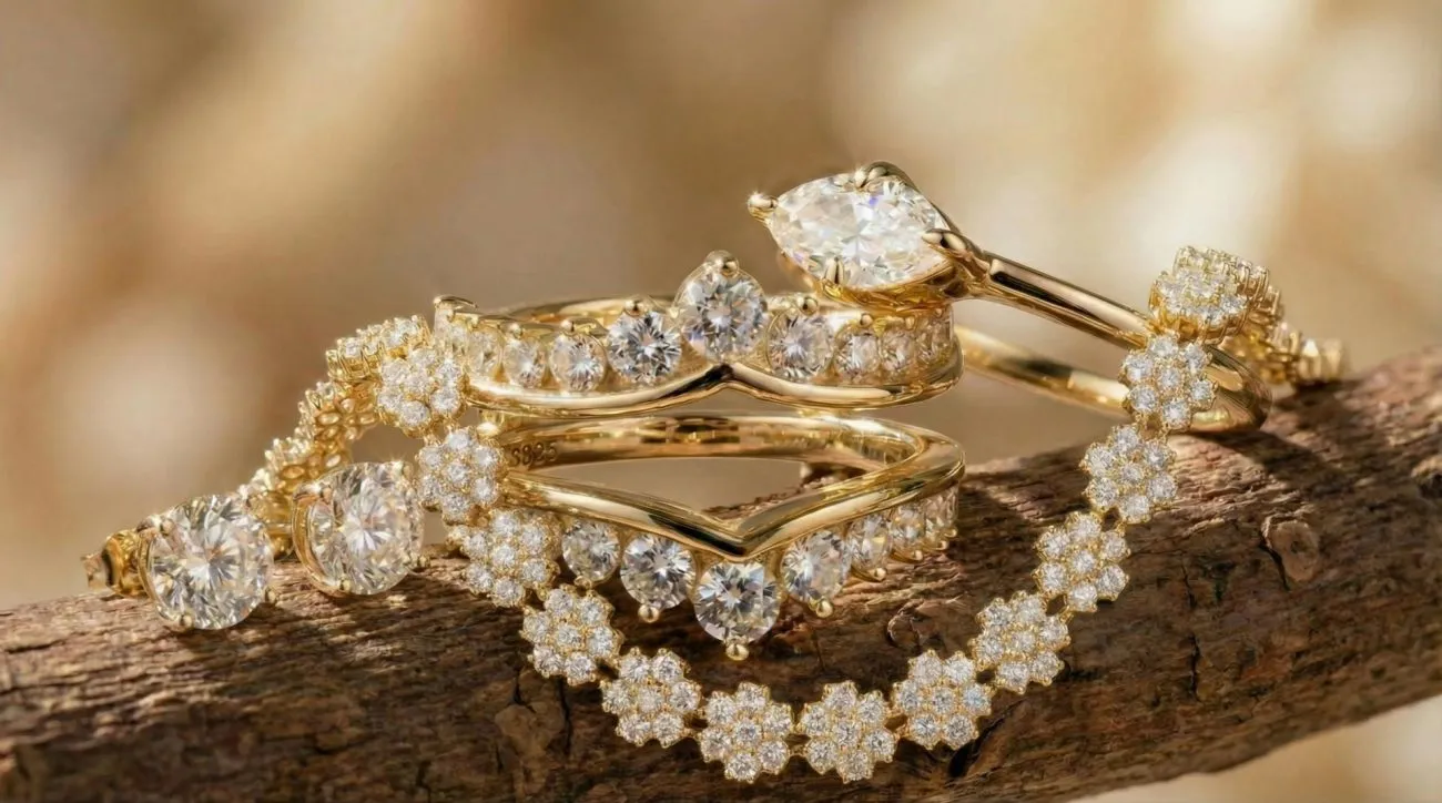 Royal Crown Classic moissanite ring