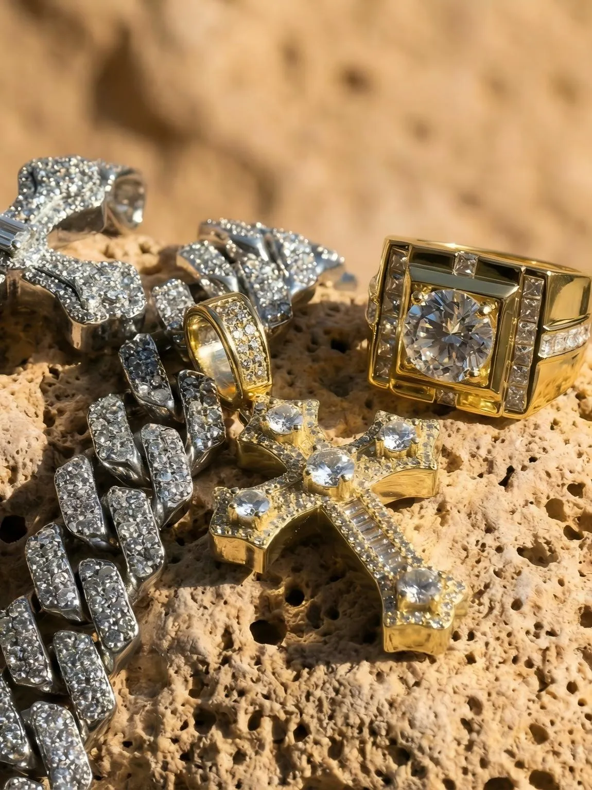 Men's Jewelry Menu and Exhibition Poster