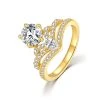 Gold / Moissanite / 5