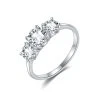 White-Golden / Moissanite / 5