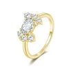 Gold / Moissanite / 5