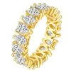Gold / Moissanite / 5