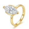 Gold / Moissanite / 5