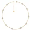Gold / Moissanite / 3 mm / 38+5 cm