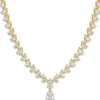 Gold / Moissanite / 46 cm