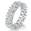 White-Golden / Moissanite / 5