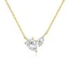 Gold / Moissanite / 41+5 cm