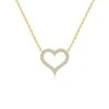 Gold / Moissanite / 40+5 cm