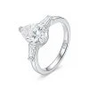 White-Golden / Moissanite / 5