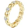 Gold / Moissanite / 5
