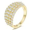 Gold / Moissanite / 5