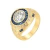 Gold / Moissanite / 7