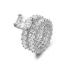 White-Golden / Moissanite / 5
