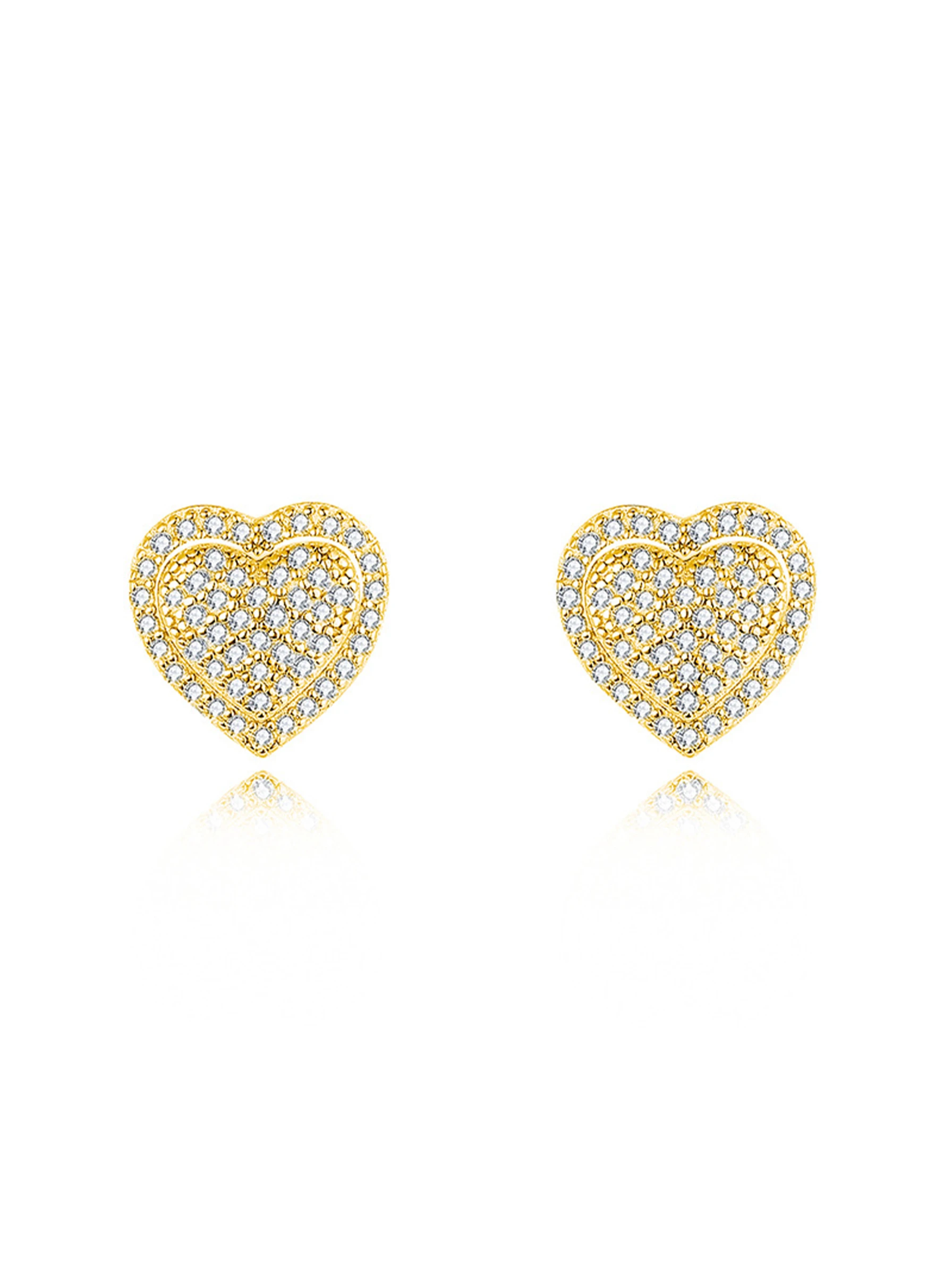 925 Sterling Silver Pavé Setting Moissanite Earrings