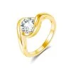 Golden color / Moissanite / 5 / Women