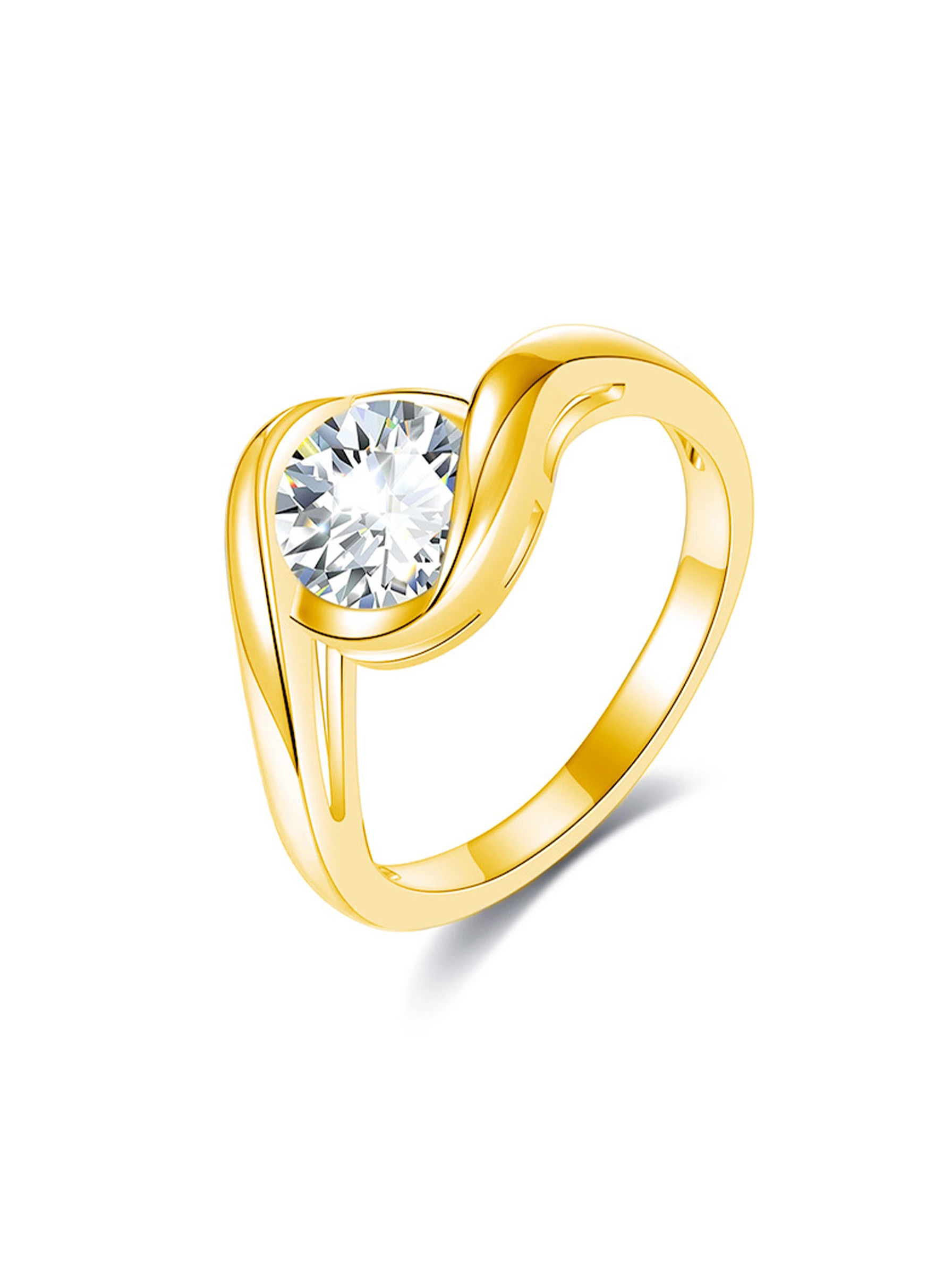 925 Sterling Silver Moissanite Ring