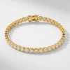 Gold / Moissanite / 3 mm / 18 cm