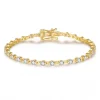 Gold / Moissanite / 17 cm