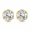 Gold / Moissanite / 7 mm
