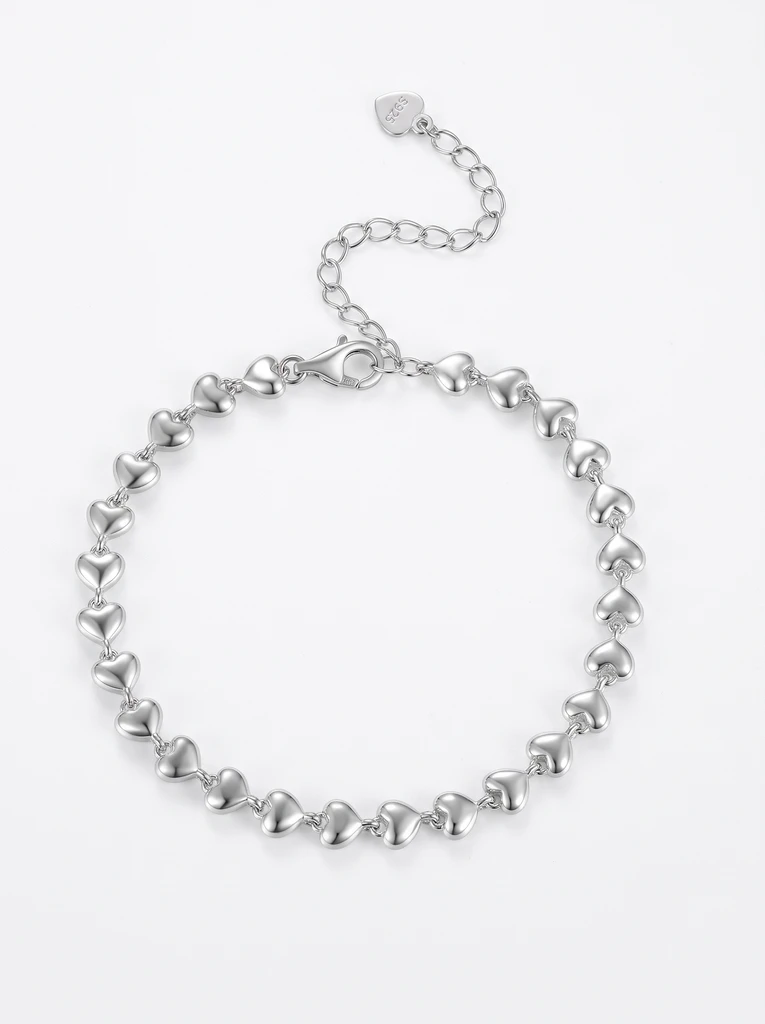 925 Sterling Silver Moissanite Bracelet