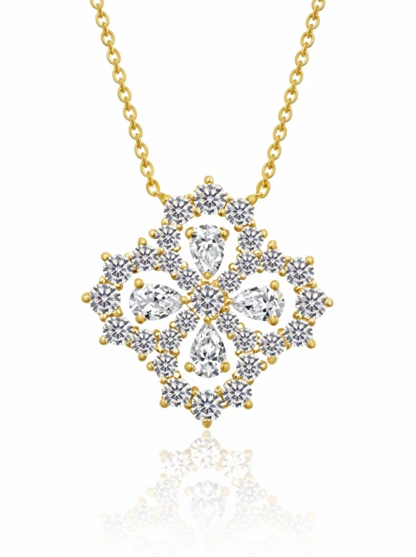 925 Sterling Silver Moissanite Necklace