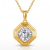 Gold / Moissanite / 41+5 cm