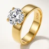 Gold / Moissanite / 5