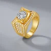Gold / Moissanite / 7